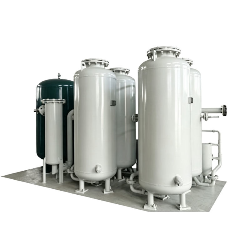 Low energy VPSA vacuum adsorption oxygen production